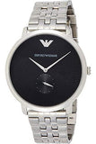 Emporio Armani Classic Quartz Black Dial Silver Steel Strap Watch For Men - AR11161 Authentic Buy Shop Now