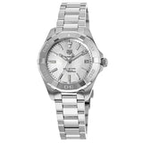 Tag Heuer Aquaracer White Mother of Pearl Dial Silver Steel Strap Watch for Women - WBD1311.BA0740 Authentic Buy Shop Now