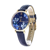 Fossil Jacqueline Blue Dial Blue Leather Strap Watch for Women - ES4673 Authentic Buy Shop Now