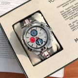 Maurice Lacroix Aikon Chronograph Special Edition Mahindra Racing Silver Dial Grey Rubber Strap Watch for Men - AI1018-TT031-130-2 Authentic Buy Shop Now