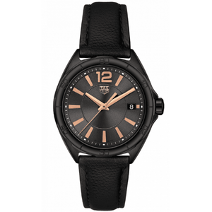 Tag Heuer Formula 1 Quartz Black Dial Black Leather Strap Watch for Women - WBJ1314.FC8230 Authentic Buy Shop Now