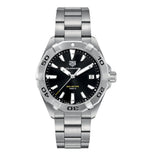 Tag Heuer Aquaracer Black Dial Silver Steel Strap Watch for Men - WBD1110.BA0928 Authentic Buy Shop Now