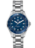 Tag Heuer Aquaracer 35mm Quartz Blue Dial Silver Steel Strap Watch for Women - WSY131L.BA0748 Authentic Buy Shop Now