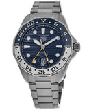 Tag Heuer Aquaracer Professional 300 GMT Automatic Blue Dial Silver Steel Strap Watch for Men - WBP2010.BA0632 Authentic Buy Shop Now