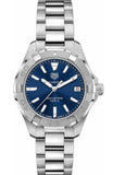 Tag Heuer Aquaracer Quartz Blue Dial Silver Steel Strap Watch for Women - WBD1312.BA0740 Authentic Buy Shop Now