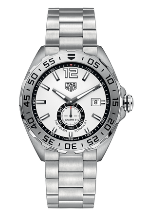 Tag Heuer Formula 1 Calibre 6 Automatic White Dial Silver Steel Strap Watch for Men - WAZ2013.BA0842 Authentic Buy Shop Now