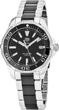 Tag Heuer Aquaracer Quartz Diamonds Black Dial Two Tone Steel Strap Watch for Women - WAY131G.BA0913 Authentic Buy Shop Now