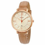 Fossil Jacqueline White Dial Brown Leather Strap Watch for Women - ES3487 Authentic Buy Shop Now