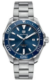 Tag Heuer Aquaracer Blue Dial Silver Steel Strap Watch for Men - WAY101C.BA0746 Authentic Buy Shop Now