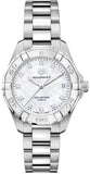 Tag Heuer Aquaracer Diamonds White Mother of Pearl Dial Silver Steel Strap Watch for Women - WBD1314.BA0740 Authentic Buy Shop Now