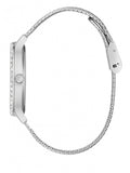 Guess Soiree Diamonds Silver Dial Silver Mesh Bracelet Watch for Women - GW0402L1 Authentic Buy Shop Now