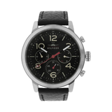 Tommy Hilfiger Jake Chronograph Black Dial Black Leather Strap Watch for Men - 1791232 Authentic Buy Shop Now