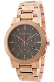 Burberry The City Grey Dial Rose Gold Steel Strap Watch for Men - BU9353 Authentic Buy Shop Now