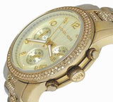 Michael Kors Runway Gold Dial Gold Steel Strap Watch for Women - MK5826 Authentic Buy Shop Now