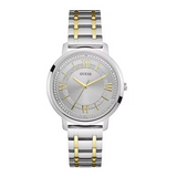Guess Montauk Silver Dial Two Tone Steel Strap Watch for Women - W0933L5 Authentic Buy Shop Now
