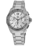 Tag Heuer Aquaracer Professional 200 Date White Dial Silver Steel Strap Watch for Men - CBP1111.BA0627 Authentic Buy Shop Now