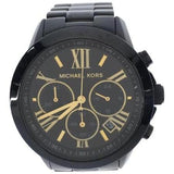 Michael Kors Brecken Chronograph Black Dial Black Steel Strap Watch for Women - MK6302 Authentic Buy Shop Now