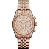 Michael Kors Lexington Rose Gold Dial Rose Gold Steel Strap Watch for Women - MK5569 Authentic Buy Shop Now