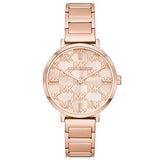 Michael Kors Addyson Quartz Rose Gold Dial Rose Gold Steel Strap Watch for Women - MK4713 Authentic Buy Shop Now