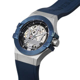 Maserati Potenza Automatic Skeleton Dial Blue Rubber Strap Watch For Men - R8821108035 Authentic Buy Shop Now