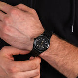 Maserati Triconic Analog Black Dial Black Steel Strap Watch For Men - R8853139004 Authentic Buy Shop Now