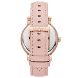 Michael Kors Corey Analog Rose Gold Dial Pink Leather Strap Watch For Women - MK2987 Authentic Buy Shop Now