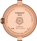 Tissot Bellissima Small Lady White Dial Brown Leather Strap Watch For Women - T126.010.36.013.00 Authentic Buy Shop Now