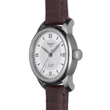 Tissot T Classic Le Locle Automatic Silver Dial Brown Leather Strap Watch For Women - T006.207.16.038.00 Authentic Buy Shop Now