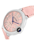 Cartier Ballon Bleu De Cartier Pink Dial Pink Leather Strap Watch for Women - WSBB0007 Authentic Buy Shop Now