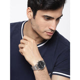 Fossil The Commuter Black Dial Silver Steel Strap Watch for Men - FS5399 Authentic Buy Shop Now