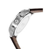 Hugo Boss Attitude White Dial Brown Leather Strap Watch for Men - 1513609 Authentic Buy Shop Now
