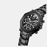 Guess Edge Chronograph Black Dial Black Steel Strap Watch For Men - GW0539G3 Authentic Buy Shop Now