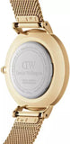 Daniel Wellington Classic Petite Black Dial Gold Mesh Bracelet Watch For Women - DW00100347 Authentic Buy Shop Now