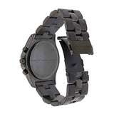 Marc Jacobs Blade Chronograph Black Dial Black Steel Strap Watch for Women - MBM3083 Authentic Buy Shop Now