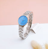 Calvin Klein Simplicity Blue Dial Silver Steel Strap Watch for Women - K432314N Authentic Buy Shop Now