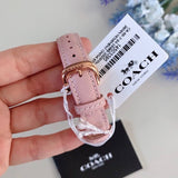 Coach Madison White Dial Pink Leather Strap Watch for Women - 14503395 Authentic Buy Shop Now