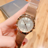 Calvin Klein Minimal White Dial Rose Gold Mesh Bracelet Watch for Women - K3M22Y2X Authentic Buy Shop Now