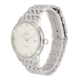 Omega De Ville Prestige Co-Axial Silver Dial Silver Steel Strap Watch for Men - 424.10.40.20.02.003 Authentic Buy Shop Now