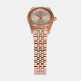 Michael Kors Lexington Three Hand Rose Gold Dial Rose Gold Steel Strap Watch For Women - MK4739 Authentic Buy Shop Now