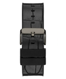 Guess Edge Chronograph Black Dial Black Leather Strap Watch For Men - GW0492G1 Authentic Buy Shop Now
