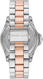Michael Kors Everest Three Hand Rose Gold Dial Two Tone Steel Strap Watch For Women - MK7402 Authentic Buy Shop Now