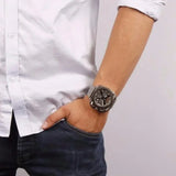 Diesel BAMF Chronograph Gray Dial Gray Steel Strap Watch For Men - DZ7344 Authentic Buy Shop Now