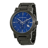 Burberry The City Navy Blue Dial Black Steel Strap Watch for Men - BU9365 Authentic Buy Shop Now