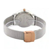 Armani Exchange Lola Analog White Dial Silver Mesh Strap Watch For Women - AX5537 Authentic Buy Shop Now