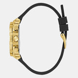 Guess Fusion Chronograph Black Dial Black Leather Strap Watch For Women - GW0553L4 Authentic Buy Shop Now
