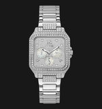 Guess Deco Multifunction Quartz Silver Dial Silver Steel Strap Watch For Women - GW0472L1 Authentic Buy Shop Now