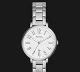 Fossil Jacqueline White Dial Silver Steel Strap Watch for Women - ES3969 Authentic Buy Shop Now