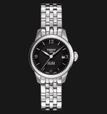 Tissot Le Locle Small Automatic Black Dial Silver Steel Strap Watch For Women - T41.1.183.54 Authentic Buy Shop Now