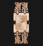 Guess Mod Heavy Metal Rose Gold Dial Rose Gold Steel Strap Watch For Women - W1117L3 Authentic Buy Shop Now