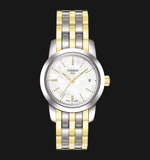 Tissot T Classic Dream Mother of Pearl Dial Two Tone Steel Strap Watch For Women - T033.210.22.111.00 Authentic Buy Shop Now